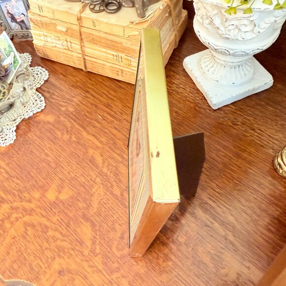 VTG set of Reverse paint brass frames with cats - Picture 5 of 12